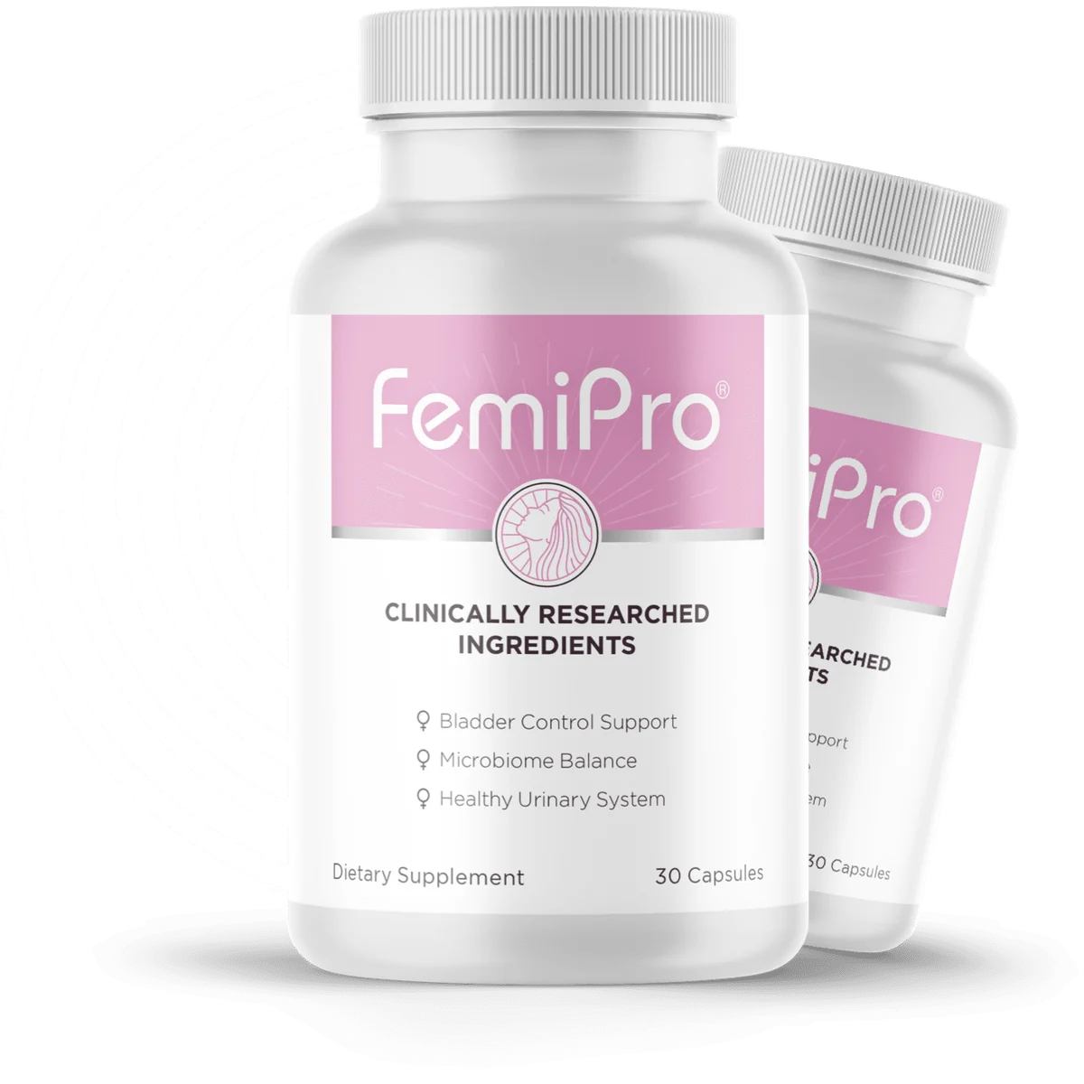 FemiPro Longevity & Vitality Support — Front Label